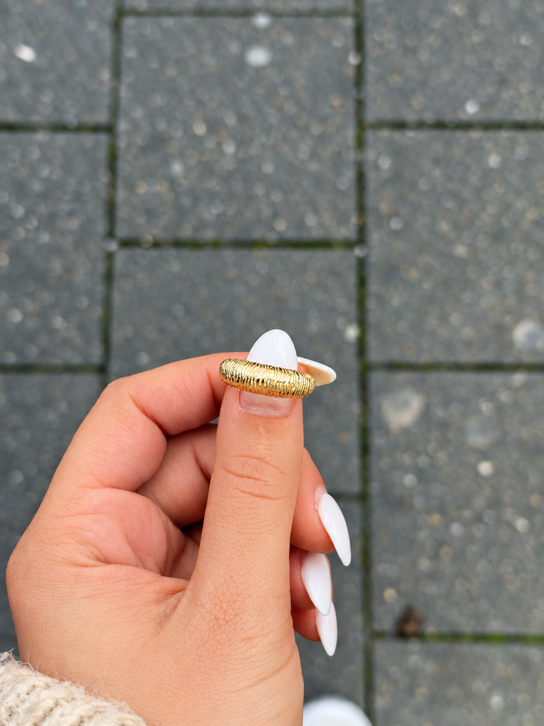 Goldring Solea aus 585er Gold – Ansicht 2