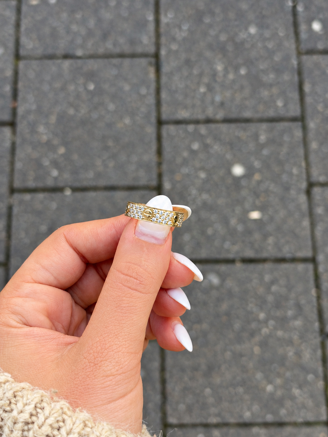 Goldring Ilaria aus 585er Gold – Ansicht 2