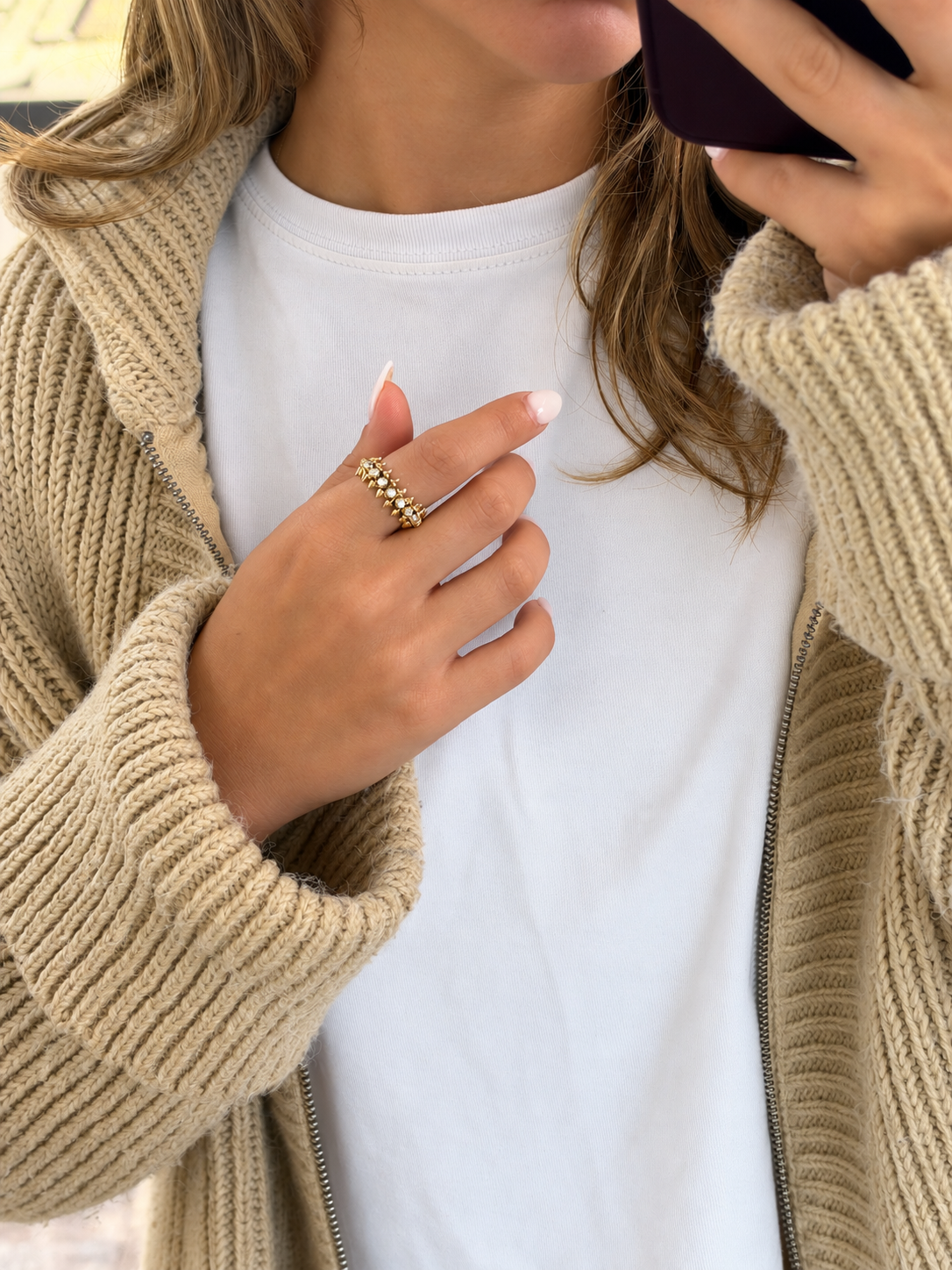 Goldring Zelia aus 585er Gold – Ansicht 2