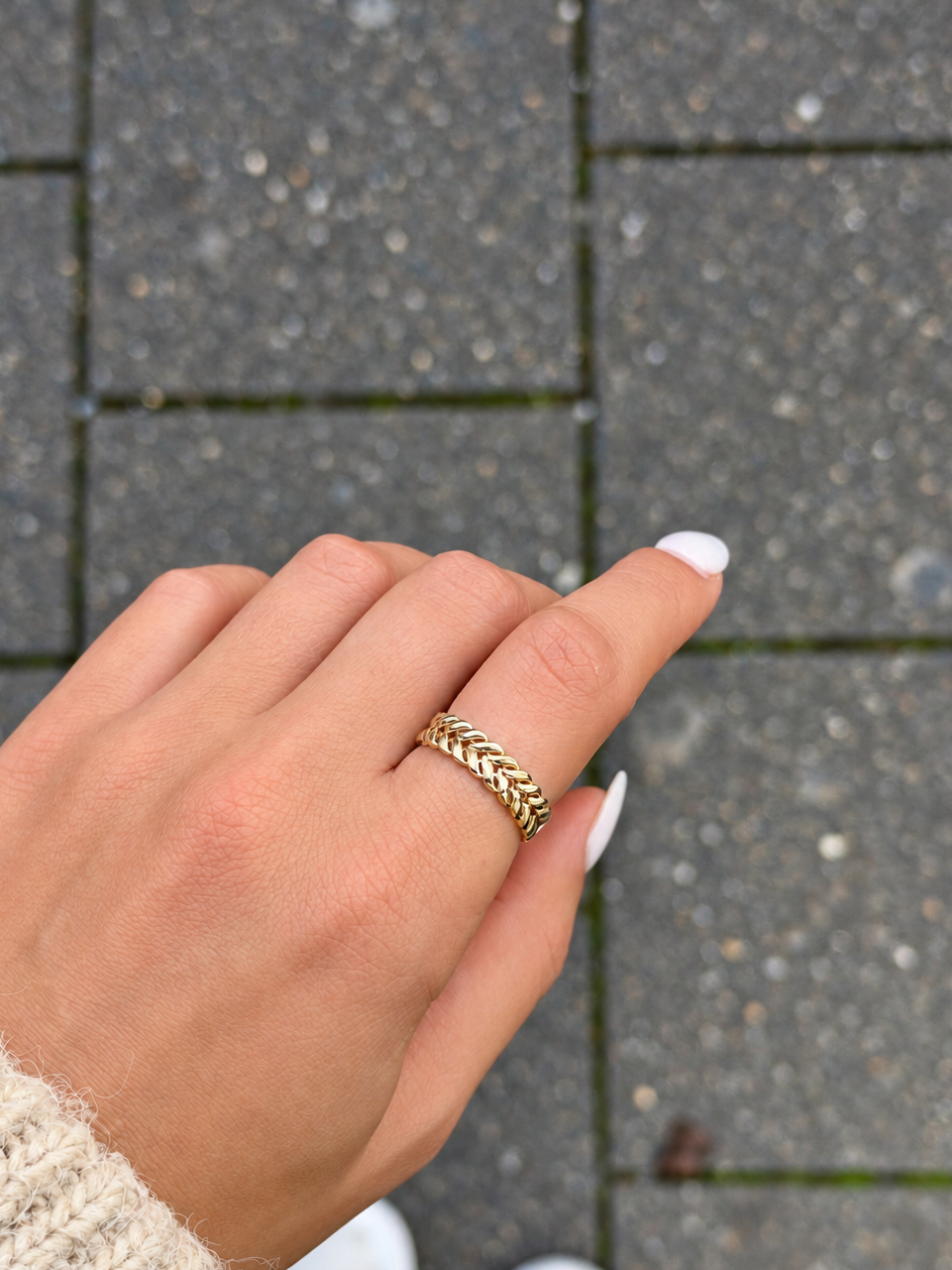 Goldring Ines aus 585er Gold