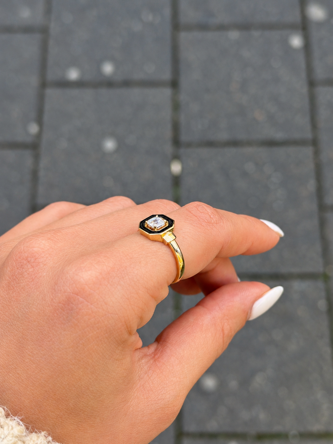 Goldring Aurelia aus 585er Gold – Ansicht 2